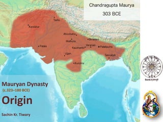 Mauryan Dynasty
(c.323–180 BCE)
Origin
Sachin Kr. Tiwary
 