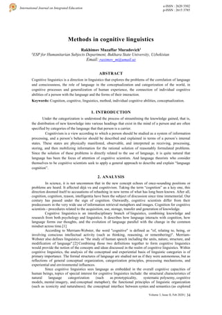 Mental Syntax Pdf Methods in cognitive linguistics | PDF