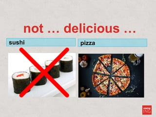 not … delicious …
sushi pizza
 