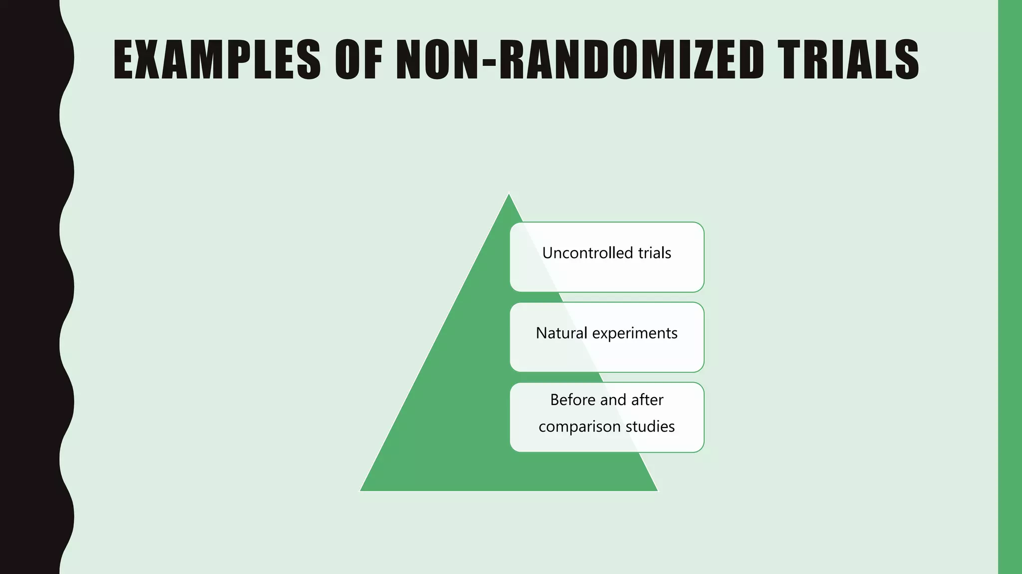Non Randomised Control Trial | PPTX | Medical Health