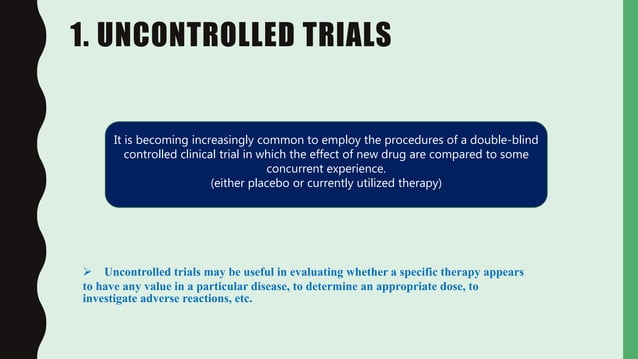 Non Randomised Control Trial | PPTX | Medical Health