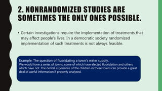 Non Randomised Control Trial | PPTX