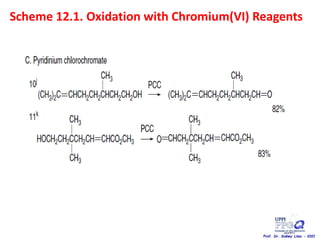 Scheme 12.1. Oxidation with Chromium(VI) Reagents
Prof. Dr. Sidney Lima - 2021
 