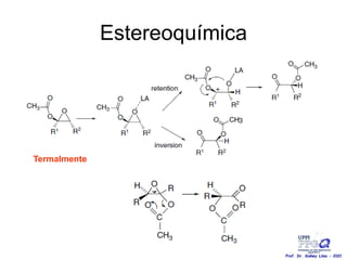 Estereoquímica
Termalmente
Prof. Dr. Sidney Lima - 2021
 