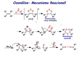 Ozonólise: Mecanismo Reacional!
 