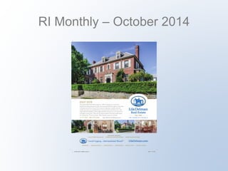 RI Monthly – October 2014
 