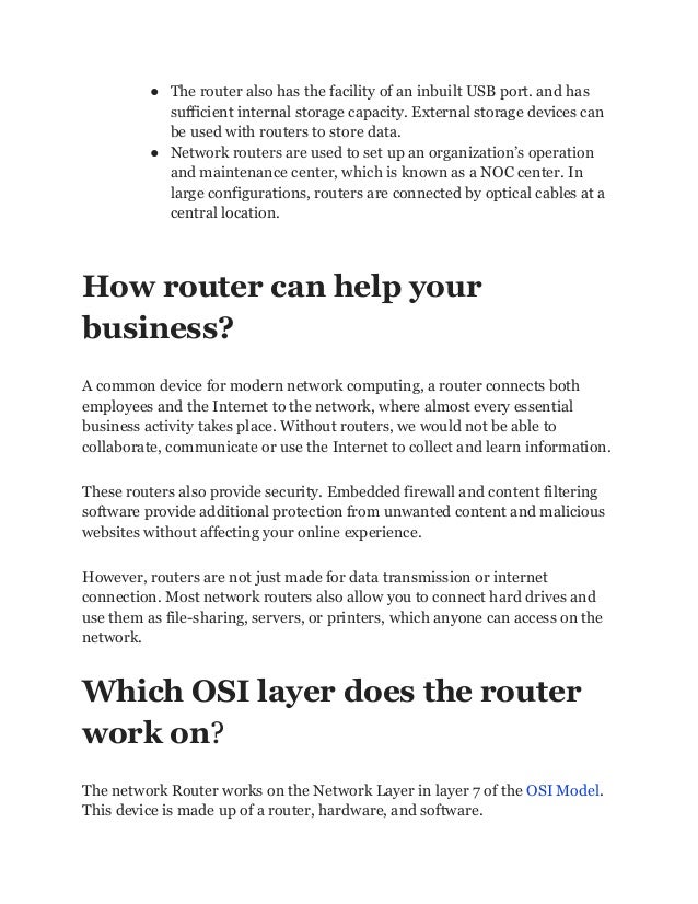 Types of Routers What is a Router How Routers Work, and Uses of routers.pdf