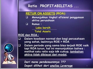 Teknik Pengukuran Kinerja Keuangan PERUSAHAAN _ BimTek 