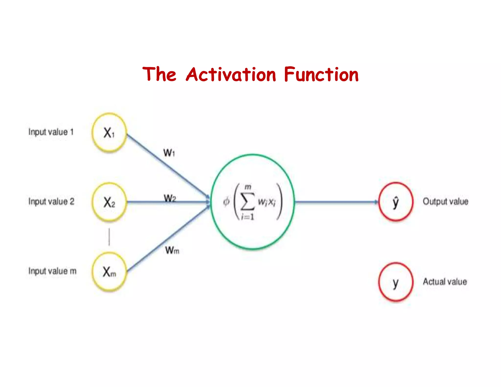 The Activation Function
 