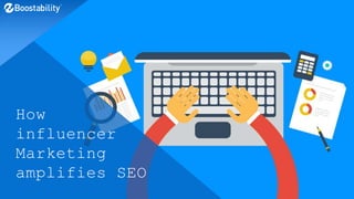 How
influencer
Marketing
amplifies SEO
 