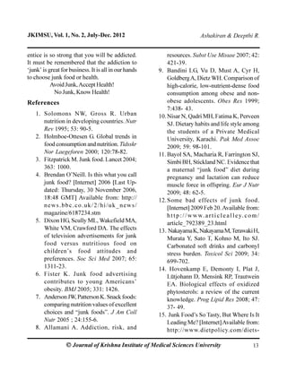 Ó Journal of Krishna Institute of Medical Sciences University
JKIMSU, Vol. 1, No. 2, July-Dec. 2012
entice is so strong th...