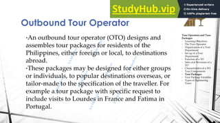 Tour Package Variables Ecample 8. Tour Operators And Tour Packages | PDF