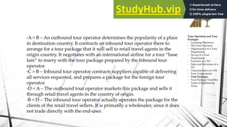 Tour Package Variables Ecample 8. Tour Operators And Tour Packages | PDF
