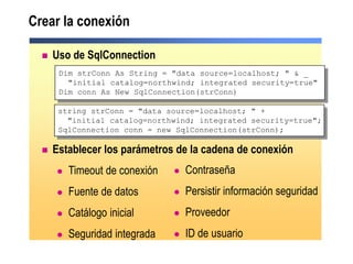 8.- Acceso a datos con Microsoft ADO.NET.ppt