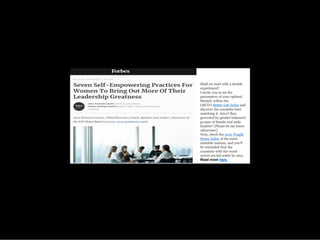 Shall we start with a double
experiment?
I invite you to set the
parameters of your optimal
lifestyle within the
OECD’s Better Life Index and
discover the countries best
matching it. Aren’t they
governed by gender-balanced
groups of female and male
leaders? (Please let me know
otherwise!)
Next, check the 2021 Fragile
States Index of the most
unstable nations, and you’ll
be reminded that the
countries with the worst
scores are led solely by men.
Read more here.
 