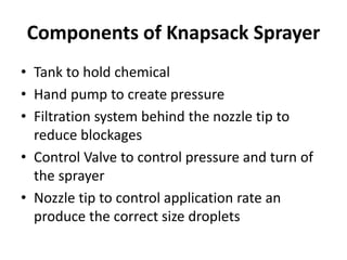 8.Spraying and Dusting equipment required in farm | PPTX
