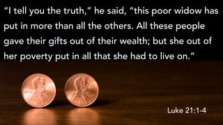 The Generous Community | PPT