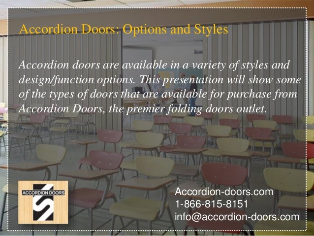 Accordion Doors Options And Styles