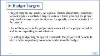 Project Budgeting | PPTX