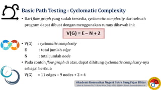 8.3 Basis path Testing - Flow Graph.pptx