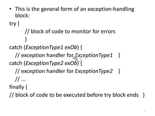 8.Exception handling latest(MB).ppt . | PPT