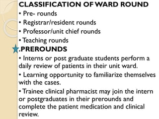 Clinical Pharmacy, Definition, Scope and Development –In India and ...