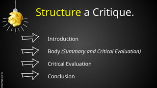 REVIEW, REACTION AND CRITIQUE PAPER EAPP | PPTX