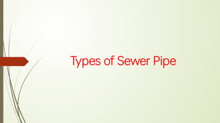 Sewer Line Types 8. Laying And Construction of Sewer .pdf