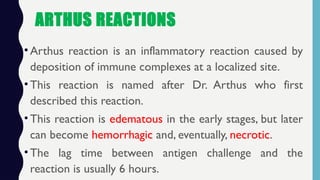 hypersensitivity of chemical reaction in microbiologyy | PPTX