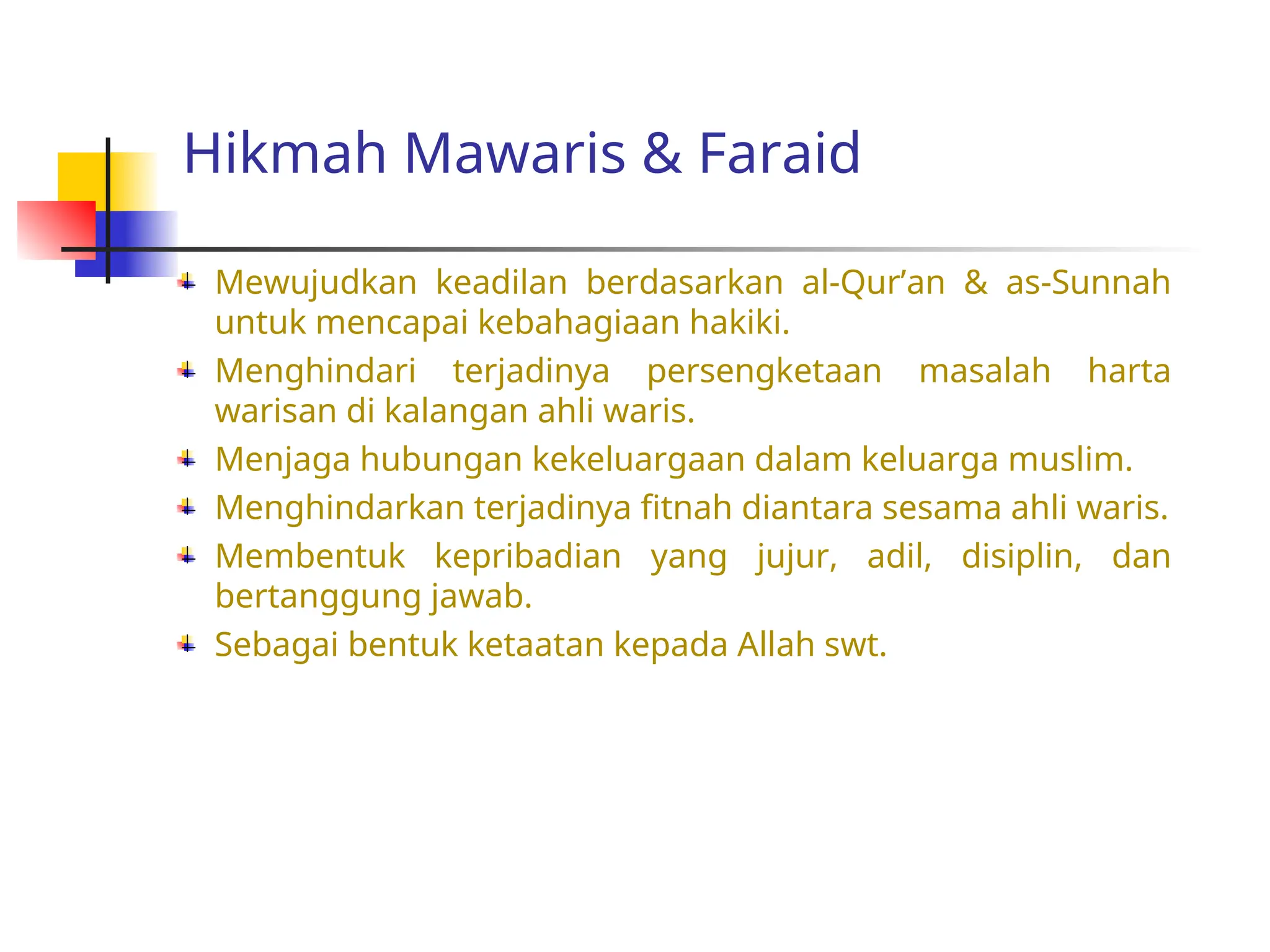 Materi tentang hukum waris dalam islam.ppt