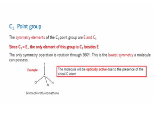 8. POINT GROUPS (PART ONE) Sn, Cnv, Cnh and Cn POINT GROUPS.pptx