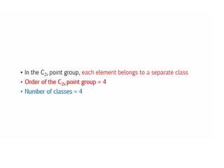 8. POINT GROUPS (PART ONE) Sn, Cnv, Cnh and Cn POINT GROUPS.pptx