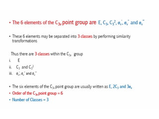 8. POINT GROUPS (PART ONE) Sn, Cnv, Cnh and Cn POINT GROUPS.pptx