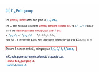 8. POINT GROUPS (PART ONE) Sn, Cnv, Cnh and Cn POINT GROUPS.pptx