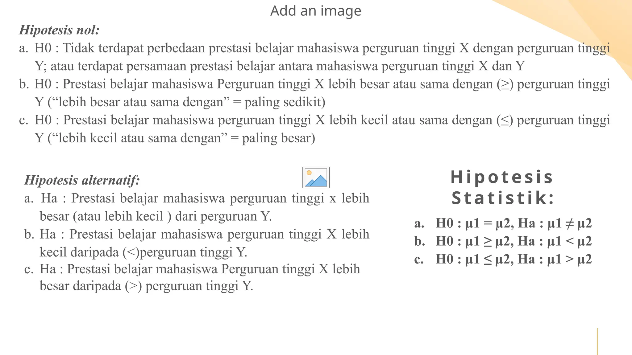 Apa itu hipotesis penelitian dan jenisnya ppt