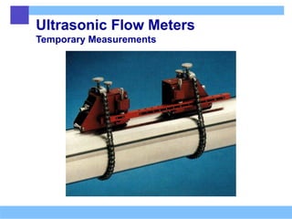 Ultrasonic Flow Meters
Temporary Measurements
 