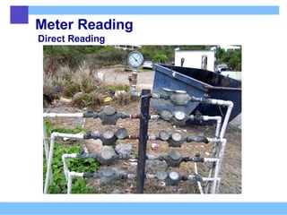 Meter Reading
Direct Reading
 