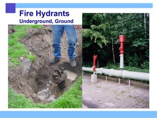 Fire Hydrants
Underground, Ground
 