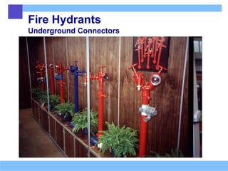 Fire Hydrants
Underground Connectors
 