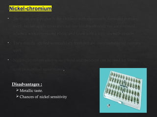 Chromium Shells 8. PROVISIONAL RESTORATIONS IN FIXED PARTIAL DENTURE.pptx