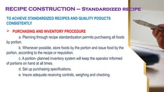 8. Week 5 module 1 - Intro (Standardized recipe).pptx