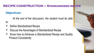 8. Week 5 module 1 - Intro (Standardized recipe).pptx