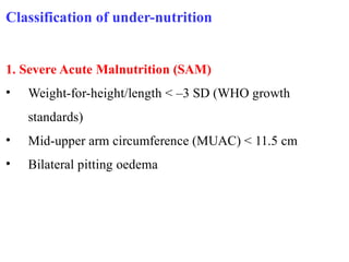 Who Muac Classification 8. Malnutrition presentation for pediatrics | PPTX