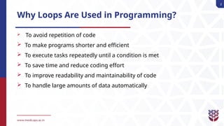 8. Loops while, do-while, for, break and continue (1).pptx