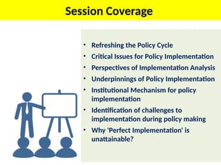 Policy Inplementation Challenges Policy Implementation for job seekers and govt | PPTX