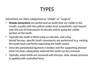 NEED TO KNOW ABOUT TOOTH EXTRACTION HERE | PPTX