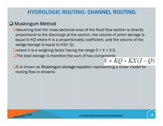 Comprehensive Overview of Hydrologic and Hydraulic Flow Routing Methods ...