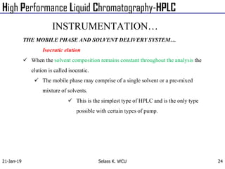 Comprehensive Overview of High Performance Liquid Chromatography (HPLC ...