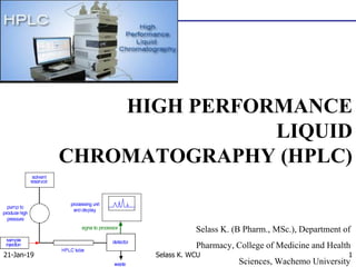 Comprehensive Overview of High Performance Liquid Chromatography (HPLC ...