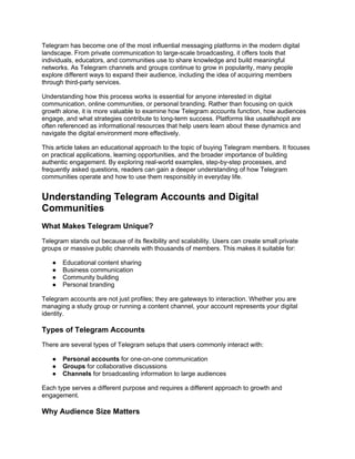 8.5 Top Platforms for Bulk Telegram Accounts in This Time.docx